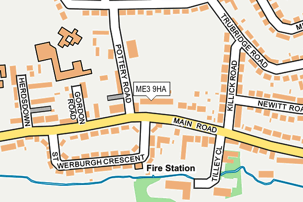 ME3 9HA map - OS OpenMap – Local (Ordnance Survey)