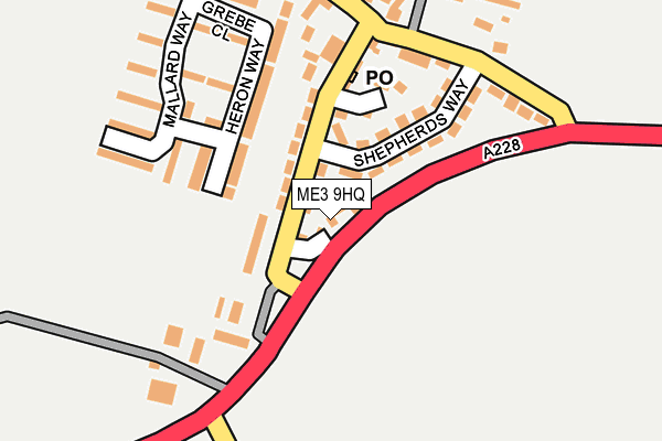 ME3 9HQ map - OS OpenMap – Local (Ordnance Survey)