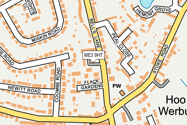 ME3 9HT map - OS OpenMap – Local (Ordnance Survey)