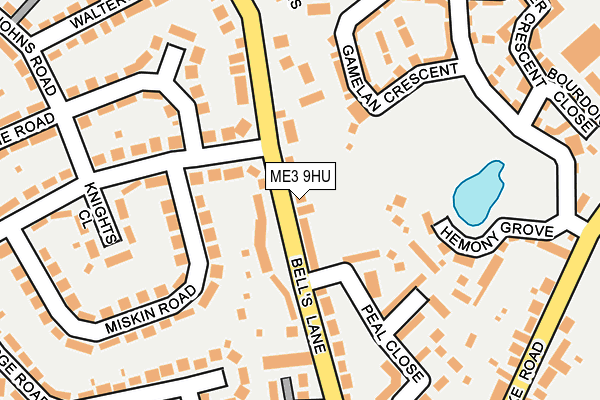 ME3 9HU map - OS OpenMap – Local (Ordnance Survey)
