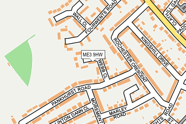 ME3 9HW map - OS OpenMap – Local (Ordnance Survey)