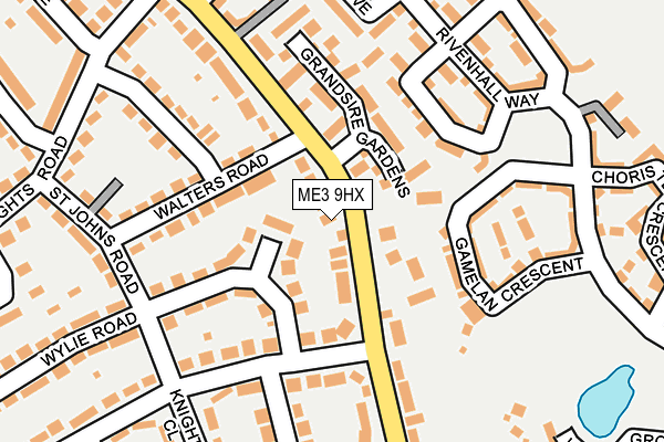ME3 9HX map - OS OpenMap – Local (Ordnance Survey)