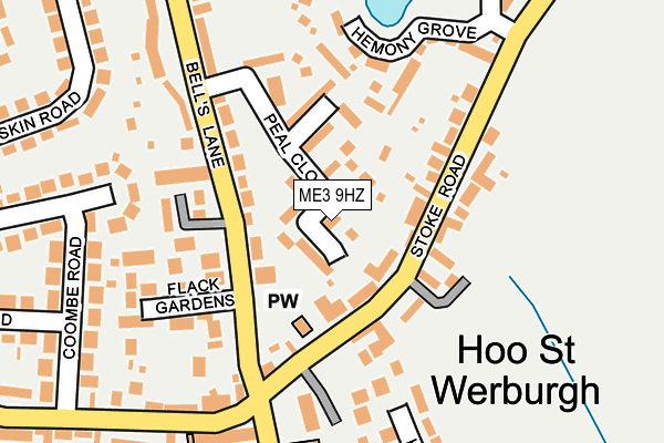 ME3 9HZ map - OS OpenMap – Local (Ordnance Survey)