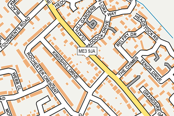 ME3 9JA map - OS OpenMap – Local (Ordnance Survey)