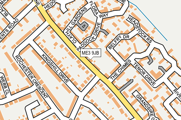 ME3 9JB map - OS OpenMap – Local (Ordnance Survey)