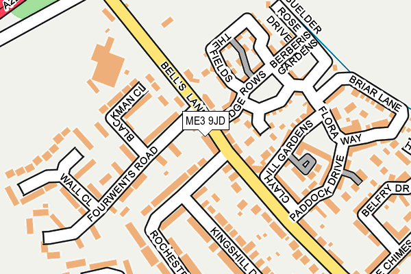 ME3 9JD map - OS OpenMap – Local (Ordnance Survey)