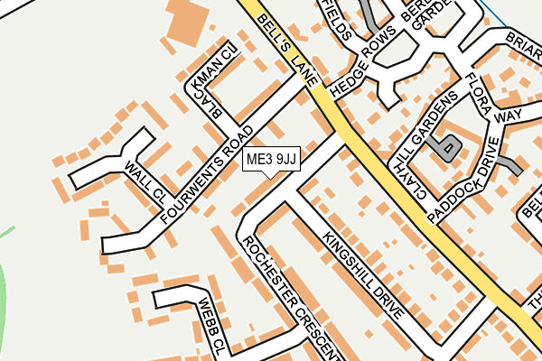 ME3 9JJ map - OS OpenMap – Local (Ordnance Survey)