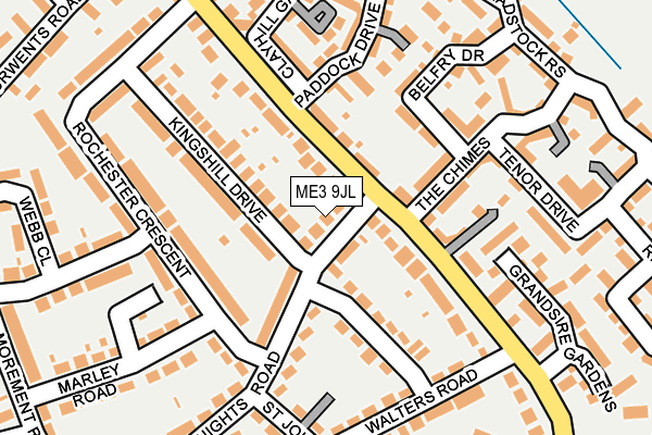 ME3 9JL map - OS OpenMap – Local (Ordnance Survey)