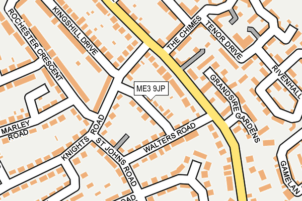 ME3 9JP map - OS OpenMap – Local (Ordnance Survey)