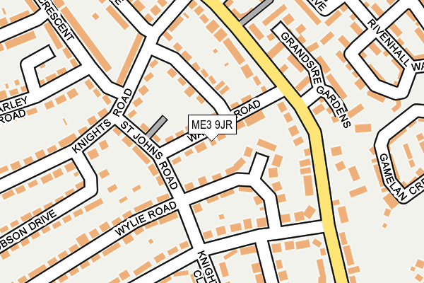ME3 9JR map - OS OpenMap – Local (Ordnance Survey)