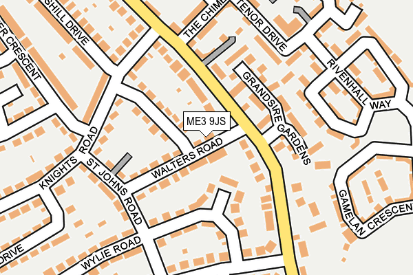 ME3 9JS map - OS OpenMap – Local (Ordnance Survey)