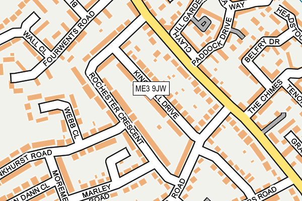 ME3 9JW map - OS OpenMap – Local (Ordnance Survey)