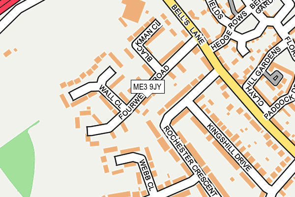 ME3 9JY map - OS OpenMap – Local (Ordnance Survey)