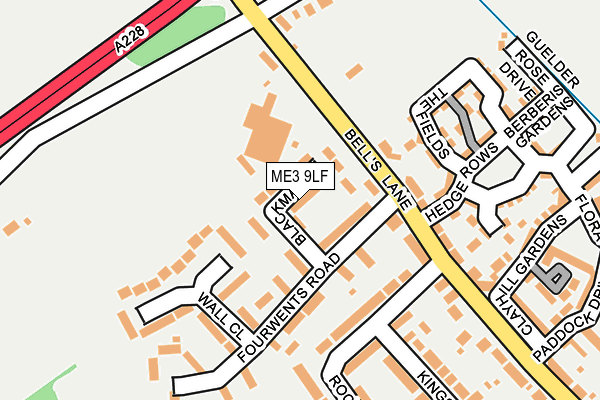 ME3 9LF map - OS OpenMap – Local (Ordnance Survey)