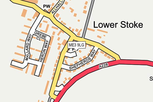 ME3 9LG map - OS OpenMap – Local (Ordnance Survey)