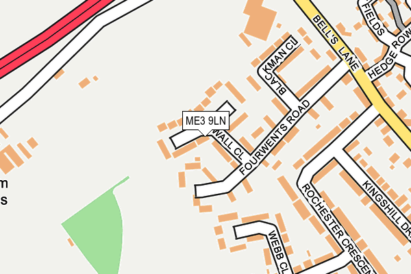 ME3 9LN map - OS OpenMap – Local (Ordnance Survey)