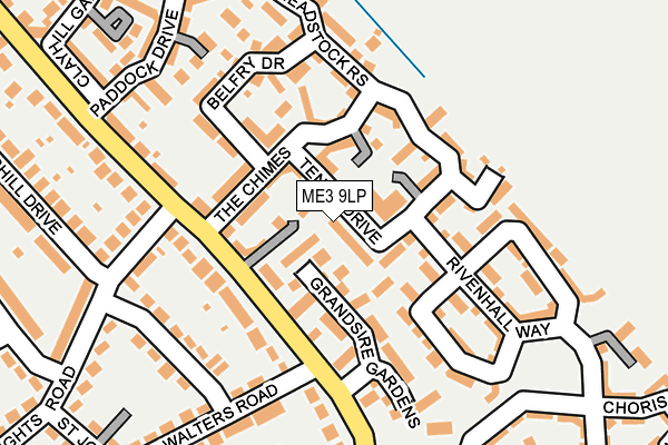 ME3 9LP map - OS OpenMap – Local (Ordnance Survey)