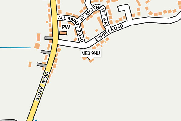 ME3 9NU map - OS OpenMap – Local (Ordnance Survey)