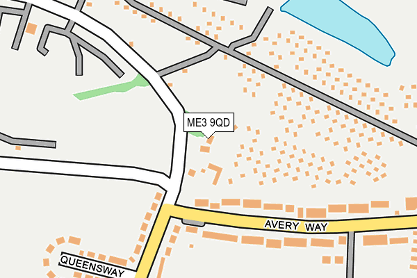ME3 9QD map - OS OpenMap – Local (Ordnance Survey)