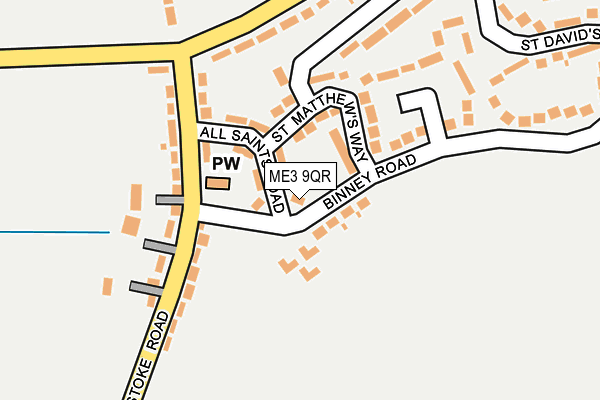 ME3 9QR map - OS OpenMap – Local (Ordnance Survey)