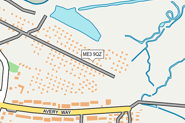 ME3 9QZ map - OS OpenMap – Local (Ordnance Survey)