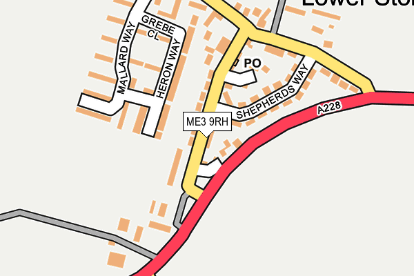 ME3 9RH map - OS OpenMap – Local (Ordnance Survey)
