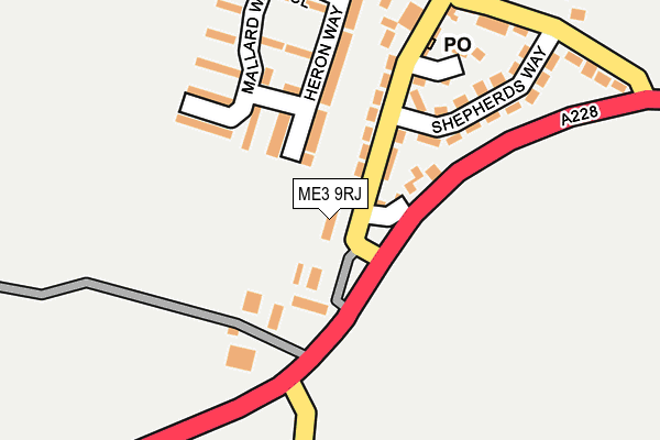 ME3 9RJ map - OS OpenMap – Local (Ordnance Survey)