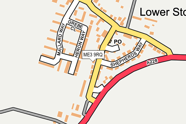ME3 9RQ map - OS OpenMap – Local (Ordnance Survey)