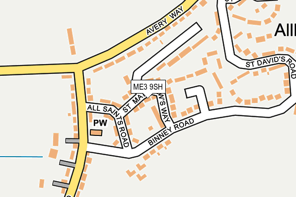 ME3 9SH map - OS OpenMap – Local (Ordnance Survey)