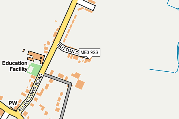 ME3 9SS map - OS OpenMap – Local (Ordnance Survey)
