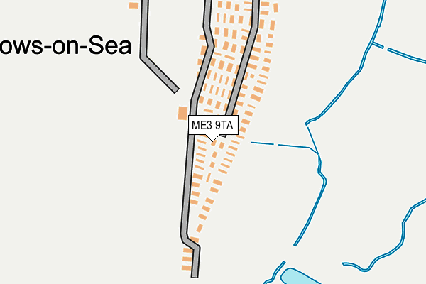 ME3 9TA map - OS OpenMap – Local (Ordnance Survey)