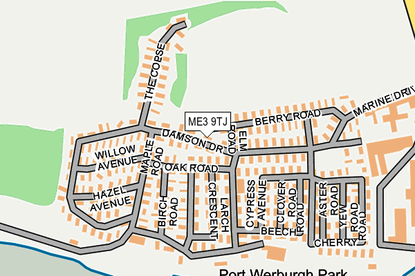 ME3 9TJ map - OS OpenMap – Local (Ordnance Survey)