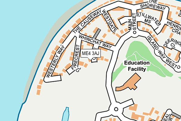 ME4 3AJ map - OS OpenMap – Local (Ordnance Survey)