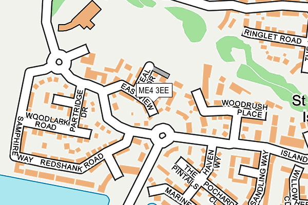 ME4 3EE map - OS OpenMap – Local (Ordnance Survey)