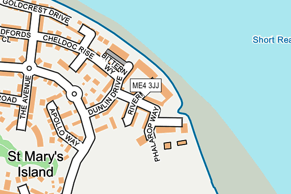 ME4 3JJ map - OS OpenMap – Local (Ordnance Survey)