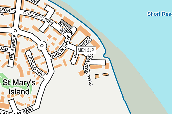 ME4 3JP map - OS OpenMap – Local (Ordnance Survey)