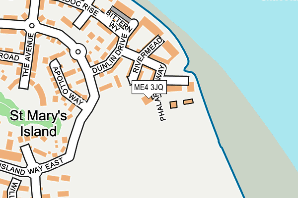 ME4 3JQ map - OS OpenMap – Local (Ordnance Survey)