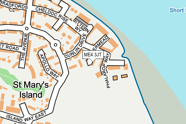 ME4 3JT map - OS OpenMap – Local (Ordnance Survey)