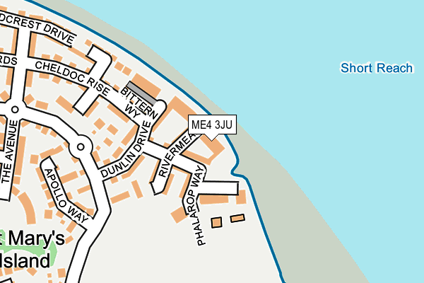 ME4 3JU map - OS OpenMap – Local (Ordnance Survey)