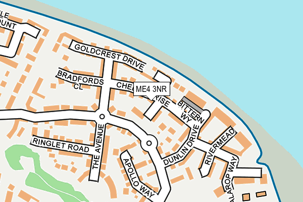 ME4 3NR map - OS OpenMap – Local (Ordnance Survey)