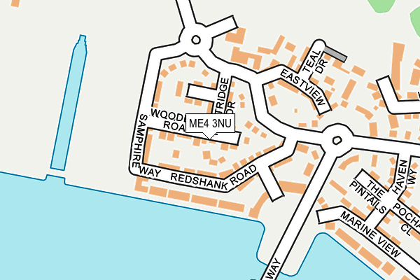 ME4 3NU map - OS OpenMap – Local (Ordnance Survey)