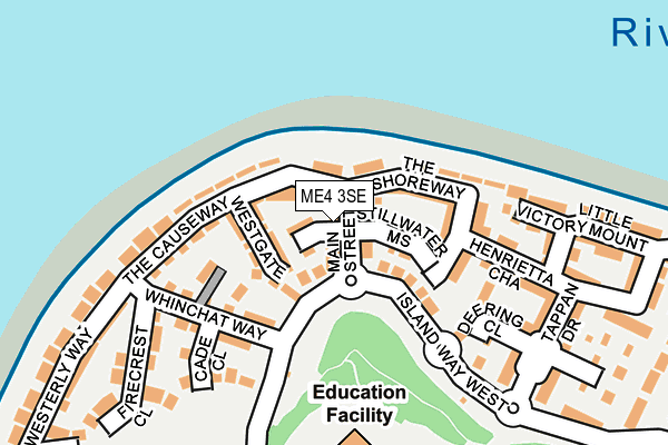 ME4 3SE map - OS OpenMap – Local (Ordnance Survey)