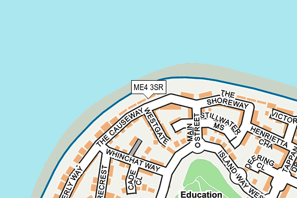 ME4 3SR map - OS OpenMap – Local (Ordnance Survey)