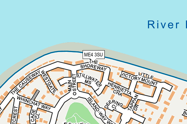 ME4 3SU map - OS OpenMap – Local (Ordnance Survey)