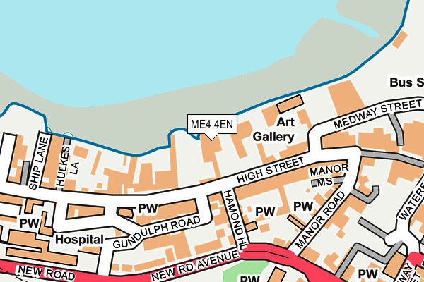 ME4 4EN map - OS OpenMap – Local (Ordnance Survey)