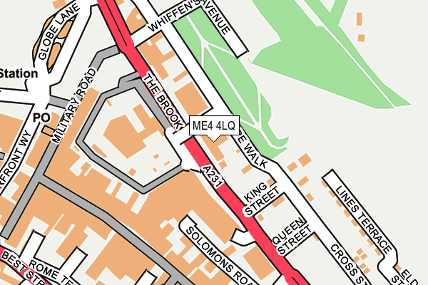 ME4 4LQ map - OS OpenMap – Local (Ordnance Survey)