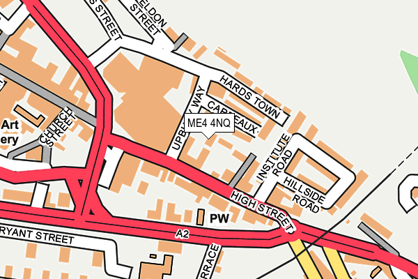 ME4 4NQ map - OS OpenMap – Local (Ordnance Survey)