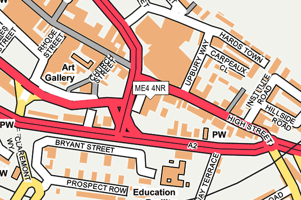 ME4 4NR map - OS OpenMap – Local (Ordnance Survey)