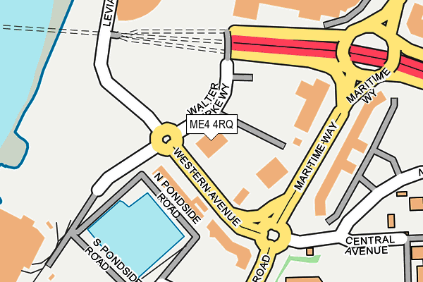 ME4 4RQ map - OS OpenMap – Local (Ordnance Survey)