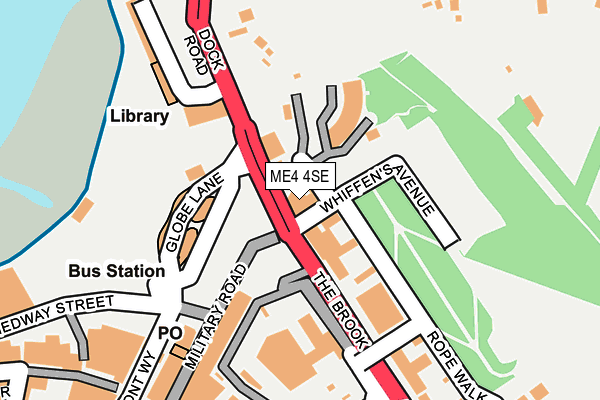 ME4 4SE map - OS OpenMap – Local (Ordnance Survey)